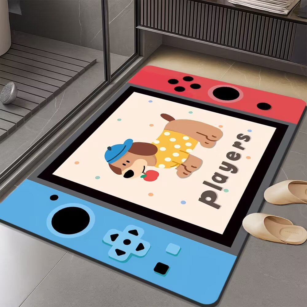 Gaming-Themed Bath Mat Kalsten