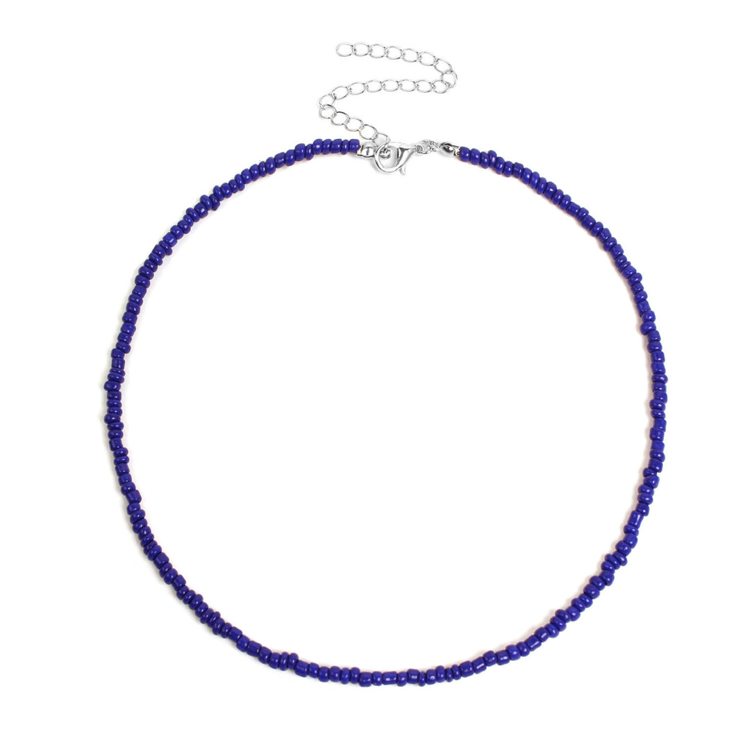 Colorful Beaded Choker Necklace Kalsten
