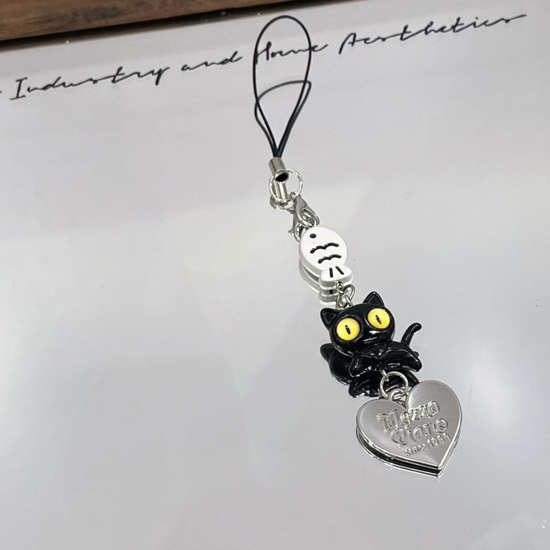 Cute Cat Charm Keychain Kalsten