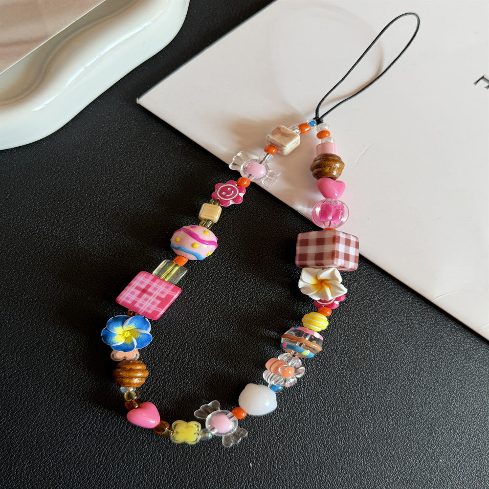 Decorative Beaded Phone Lanyard Kalsten 1790135440
