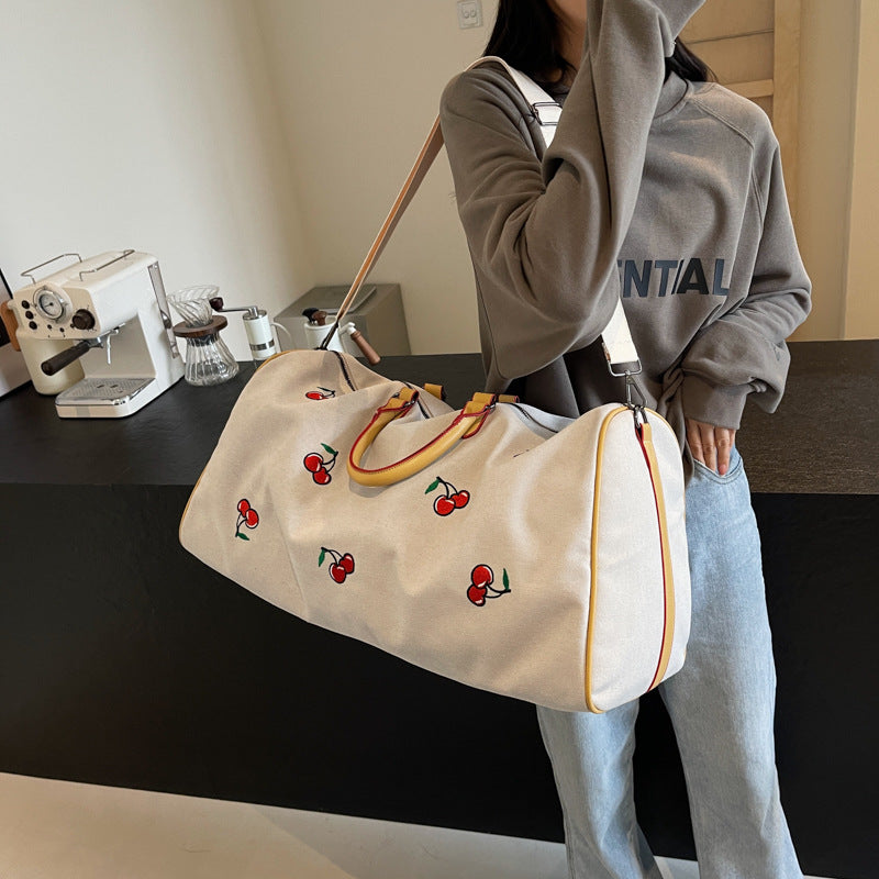 Fashionable Embroidered Weekend Travel Duffel Bag Kalsten