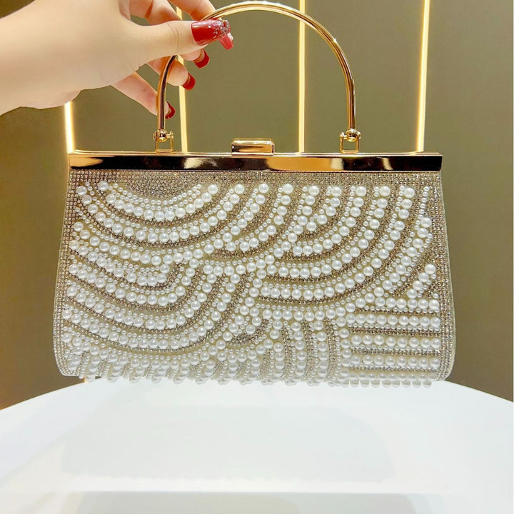 Decorative Pearl Handbag