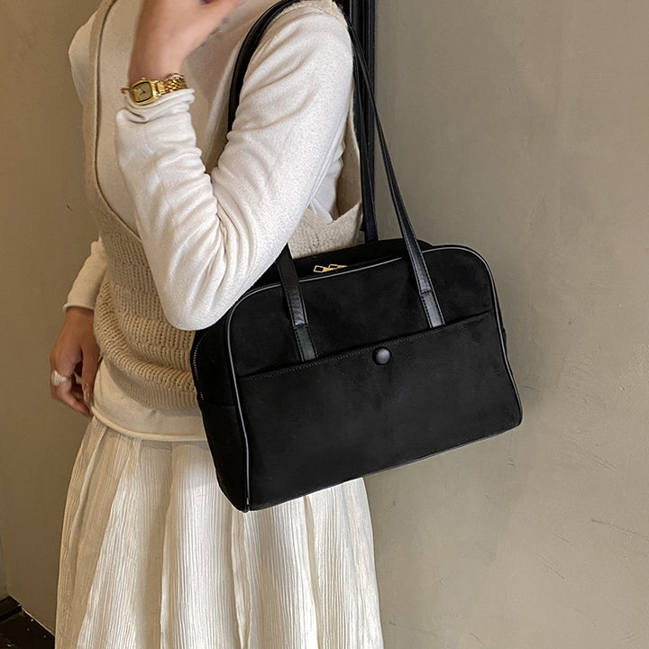 Chic Structured Handheld Tote Bag