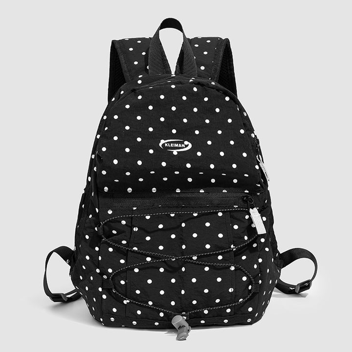 Trendy Polka Dot Casual Backpack Kalsten