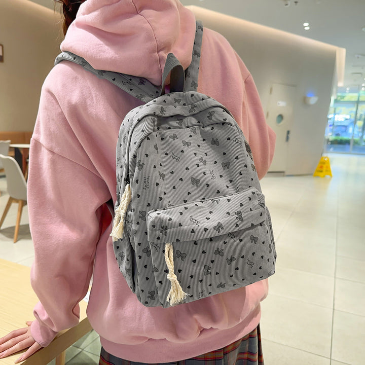 Textured Corduroy Everyday Backpack Kalsten