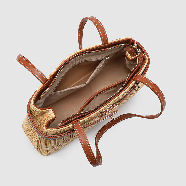 Chic Straw Tote