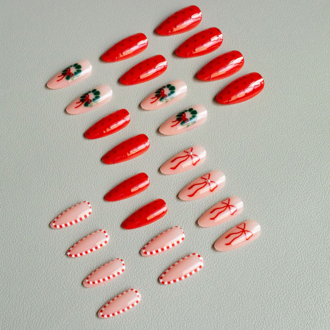Festive Holiday Nail Art Set  1790957893