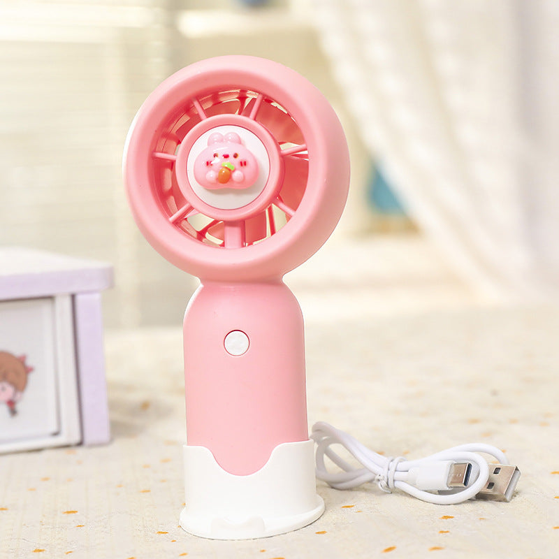 Women Handheld Mini-Fan with USB Charging Function and Ergonomic Design Kalsten