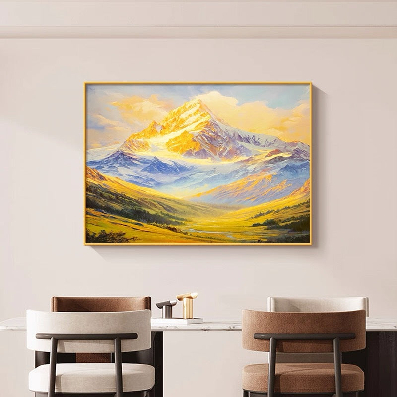 Mountain Landscape Canvas Wall Art for Interiors