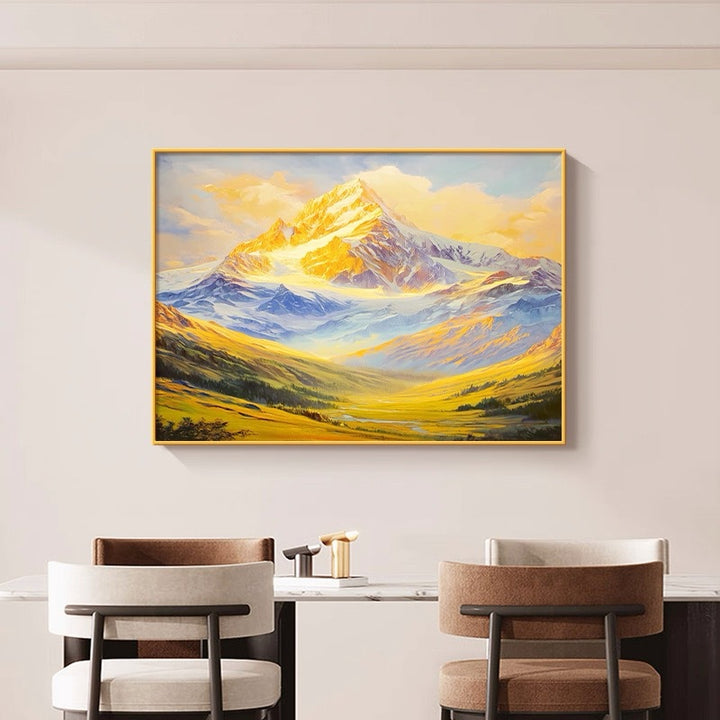 Mountain Landscape Canvas Wall Art for Interiors