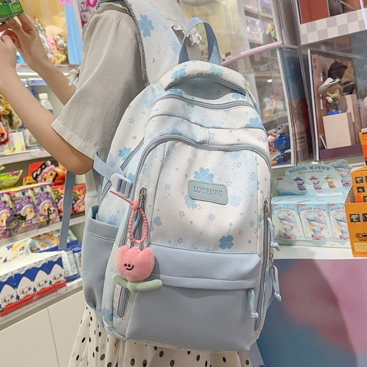 Stylish Floral Print Student Backpack Kalsten