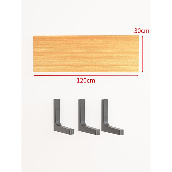 Long Narrow Floating Wall Shelf Kit with Concealed Heavy-Duty Brackets