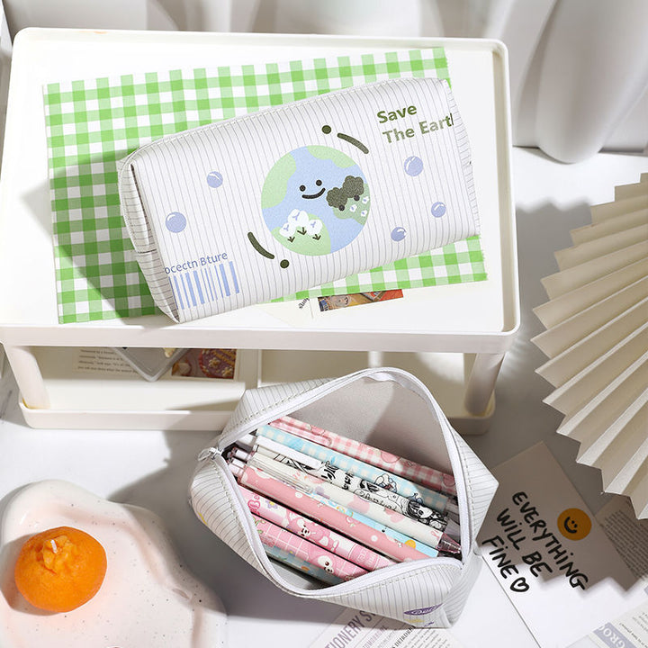 Fun-Themed Zippered Pencil Case