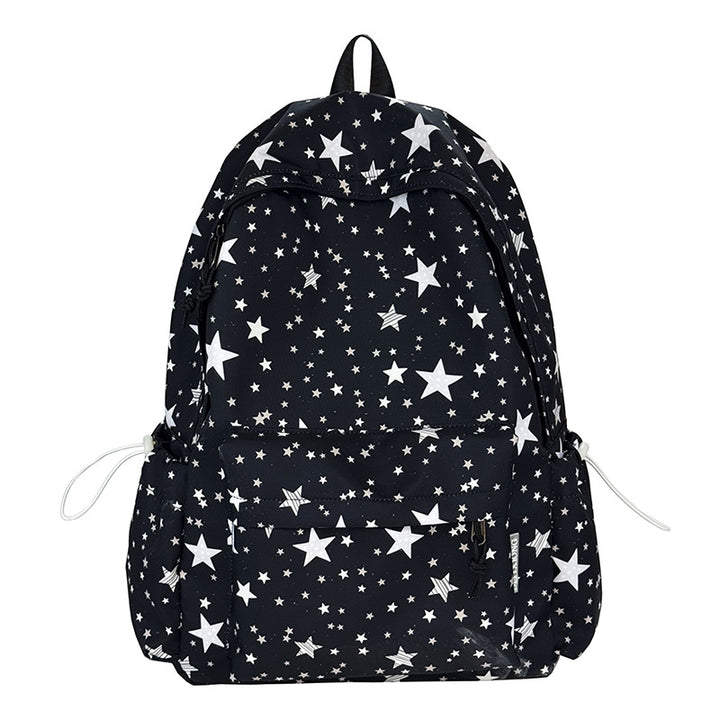 Backpack with Thoughtful Compartments and Trendy Star Motif Kalsten