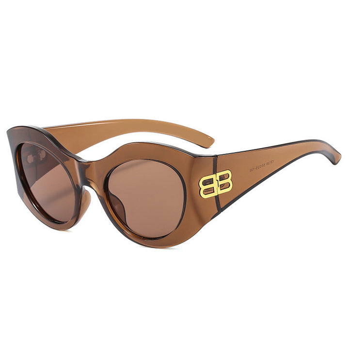 Women's Designer Cat-Eye Sunglasses with Elegant Profile and UV Protection Kalsten