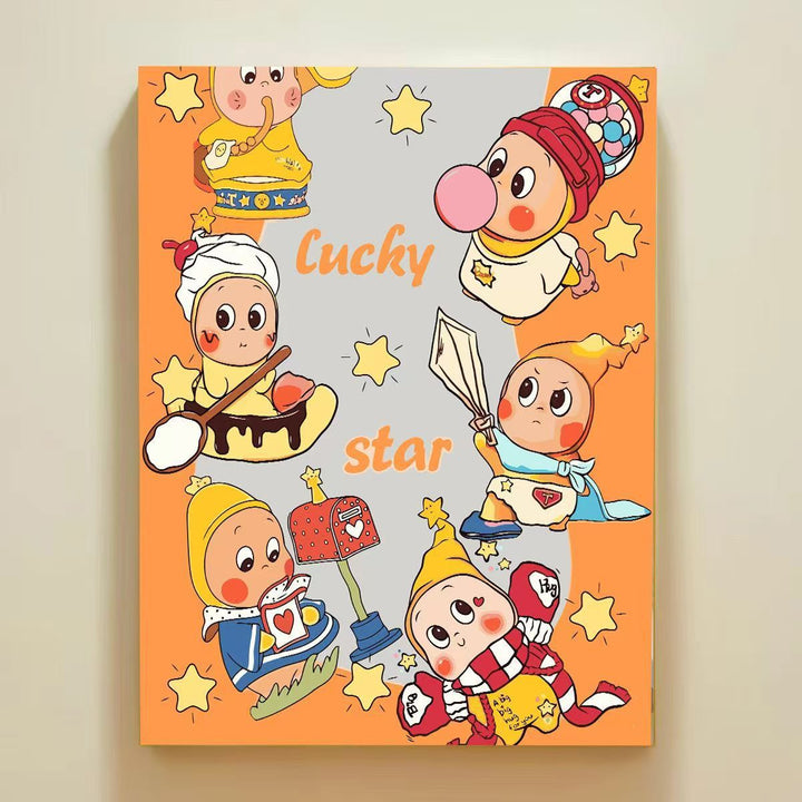 Playful Cartoon Themed Wall Art Canvas Print Kalsten