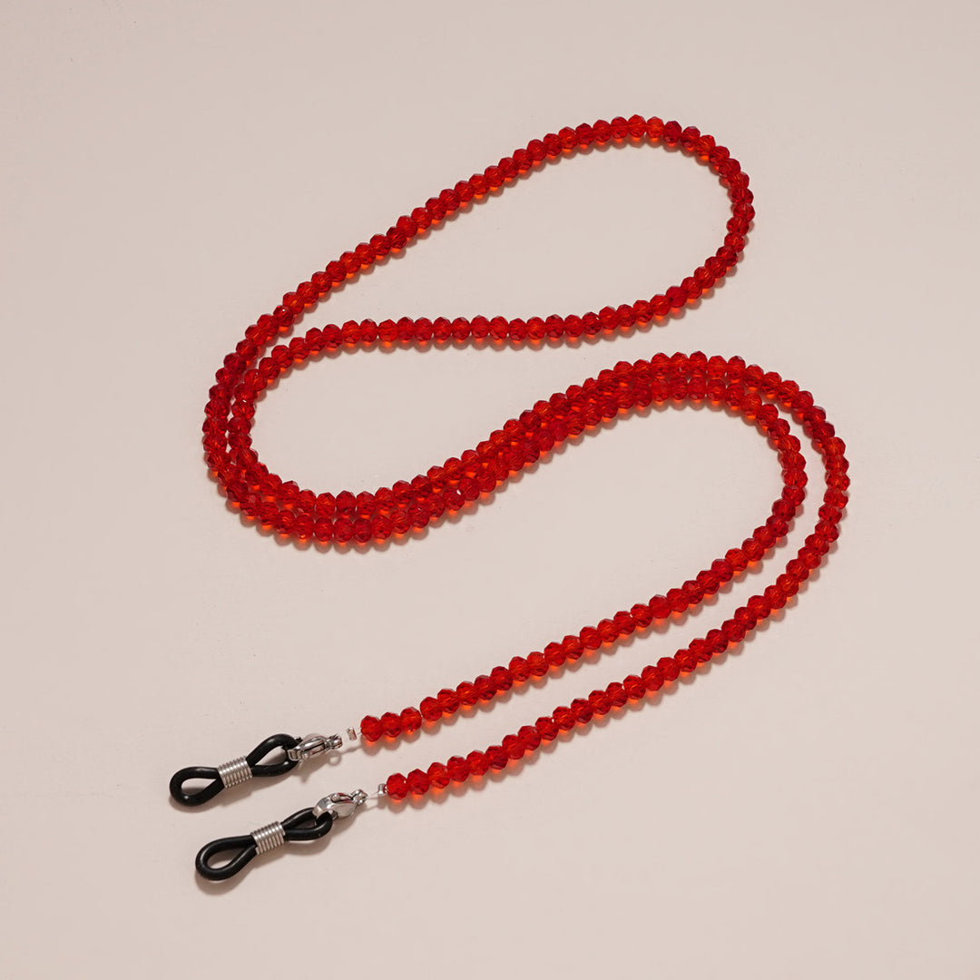 Dual-Strand Gemstone Glasses Chain kalsten