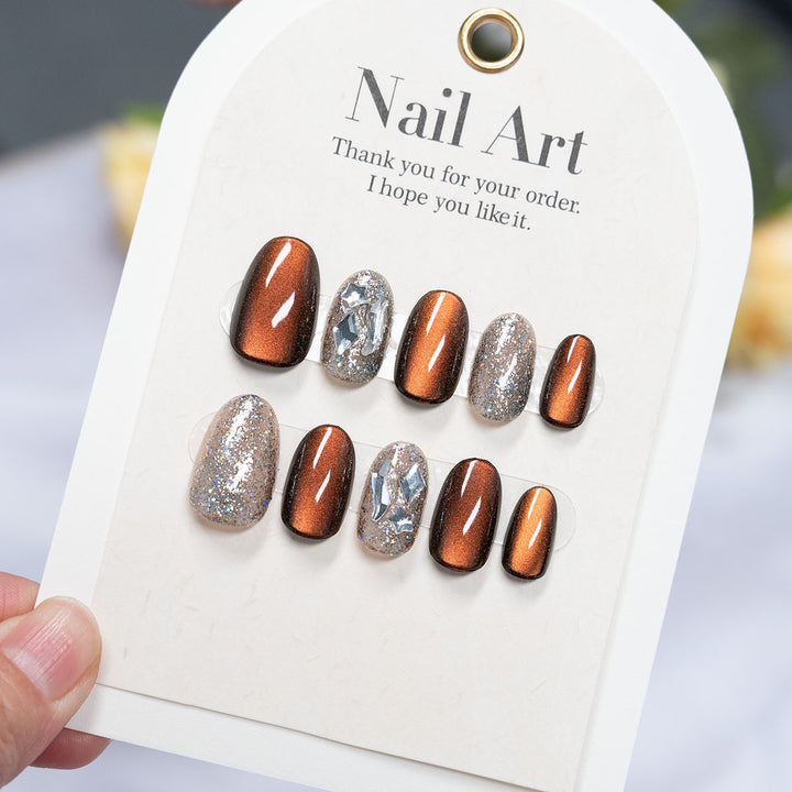 High Shine Press-On Nail Art