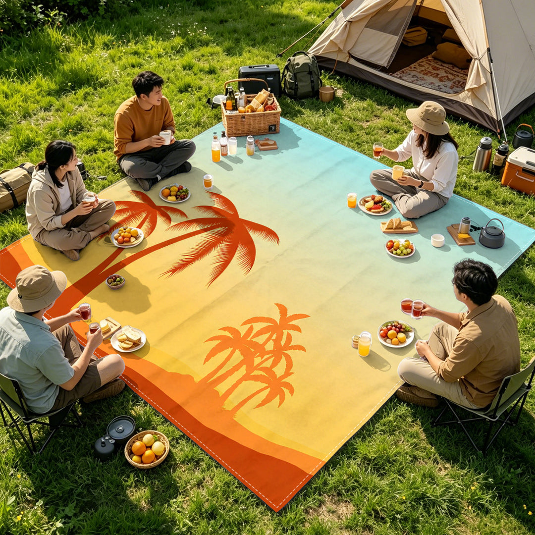 Mandala Design Beach Mat Kalsten