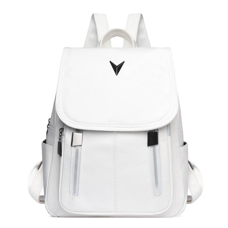 Versatile Leather Backpack