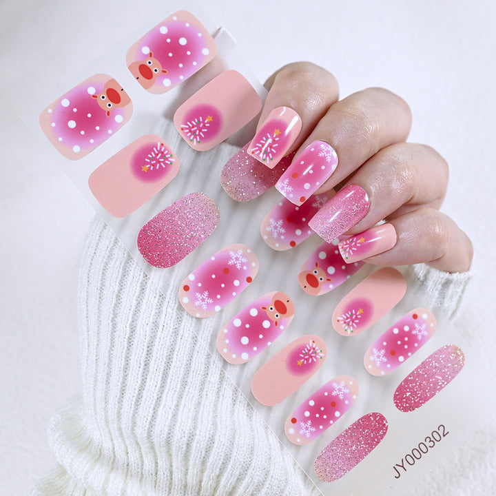 Holiday-Themed Nail Art Stickers