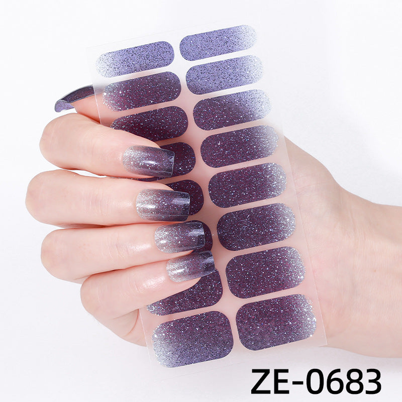 Glitter Ombre Nail Wraps  1790954415