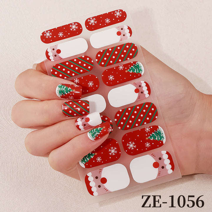 Floral Design Nail Art Wraps