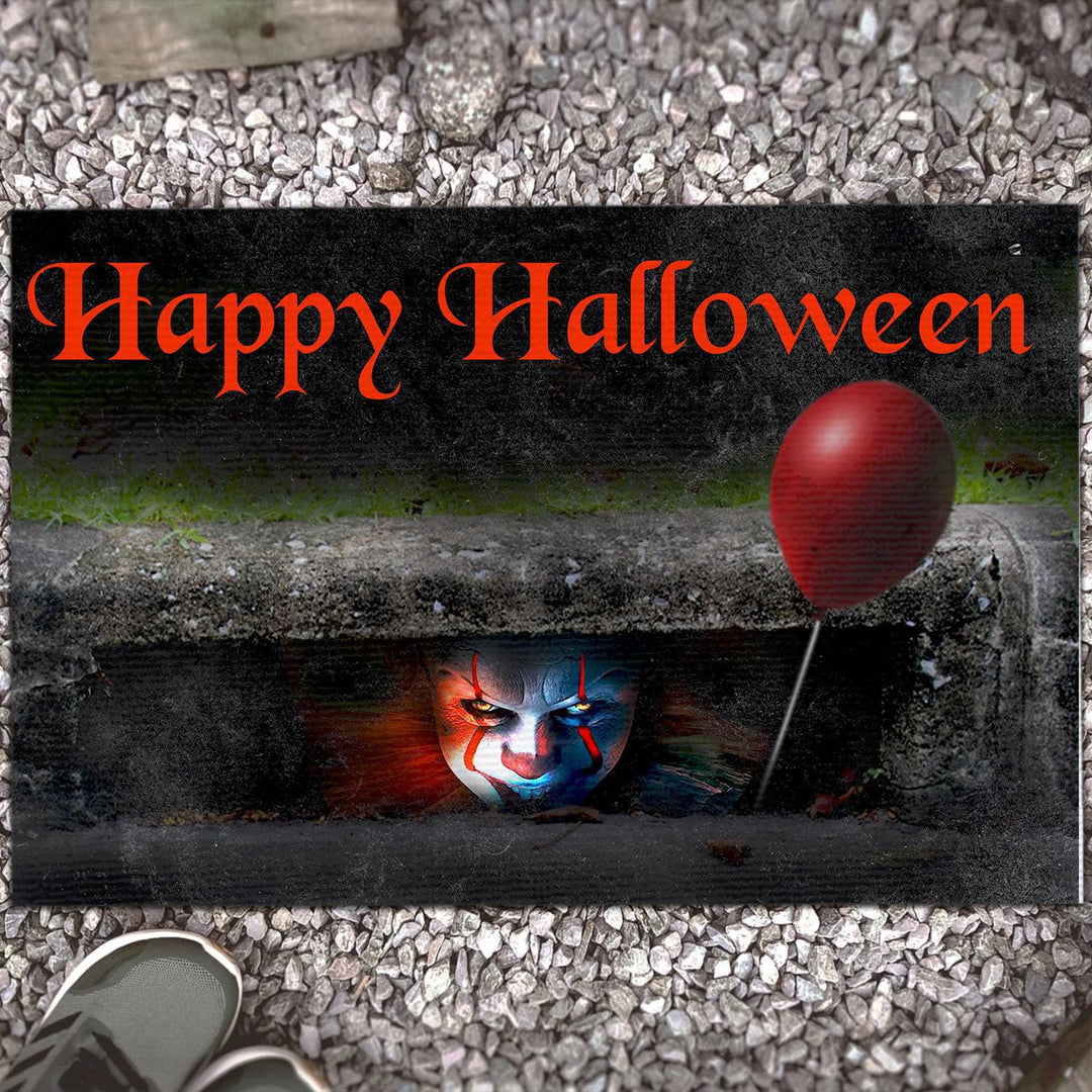 Halloween-Themed Welcome Mat