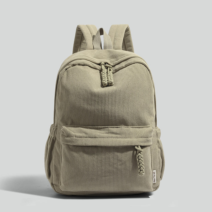 Ribbed Fabric Lightweight Backpack Kalsten