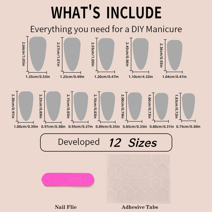 Acrylic nail set with creepy Halloween design Kalsten