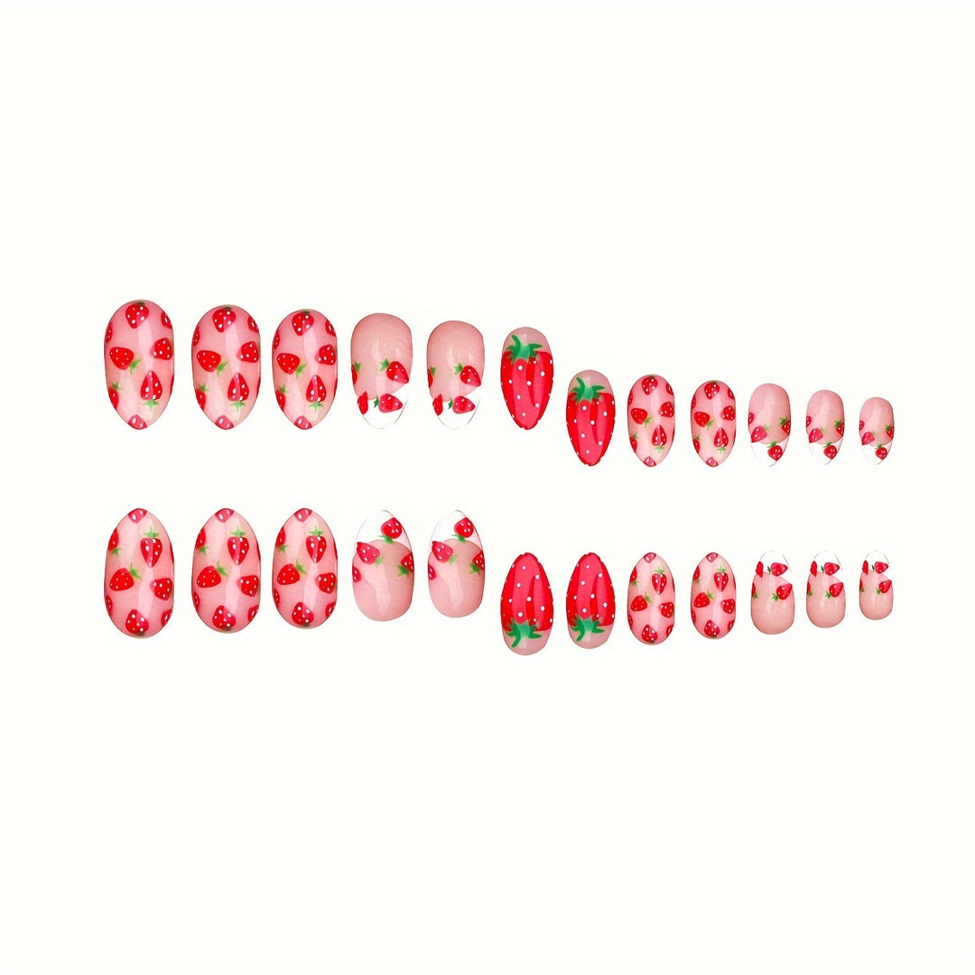 Artistic Strawberry Nail Art Set Kalsten