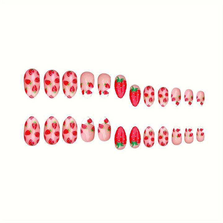 Artistic Strawberry Nail Art Set Kalsten