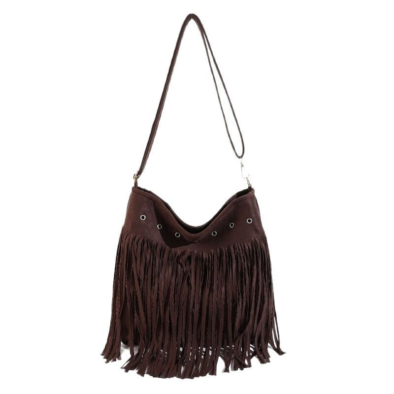 Fringe Suede Crossbody Bag Kalsten