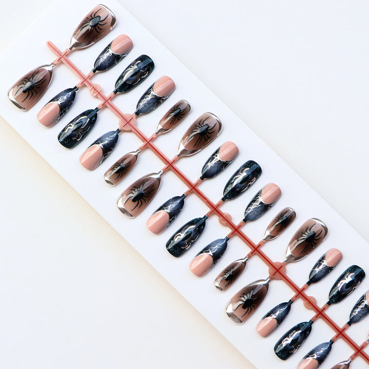 Premium Halloween-Themed Press-On Nail Art