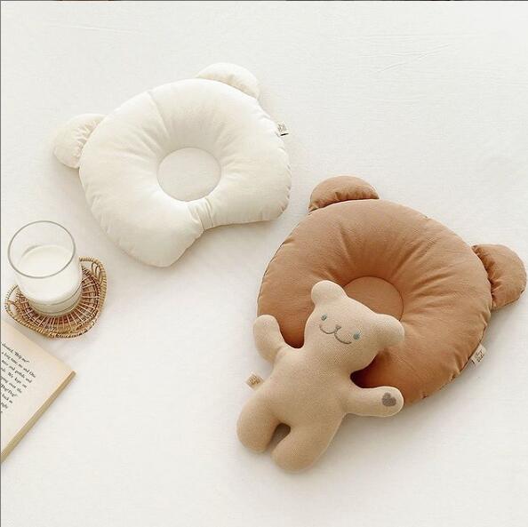 Infant Ergonomic Head-Shaping Cushion Pillow with Bear Ears