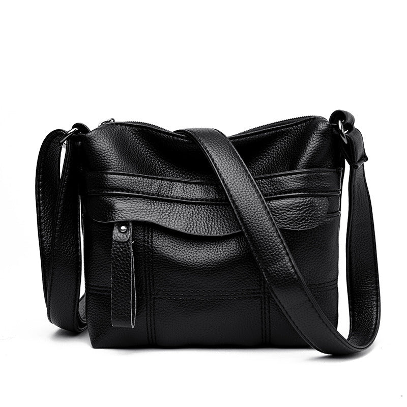 Functional Leather Crossbody Bag Kalsten