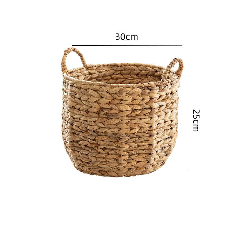 Handwoven decorative basket with heart motif Kalsten
