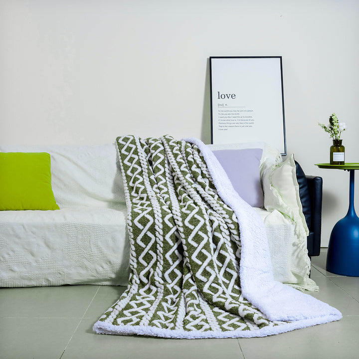 Women’s cuddly blanket in modern Boho design Kalsten