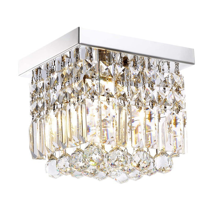 Crystal Layered Chandelier