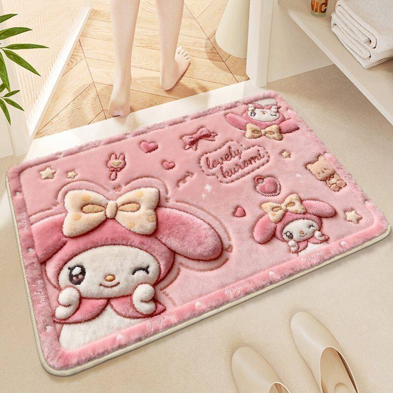 Cute Plush Cartoon Bathroom Mat