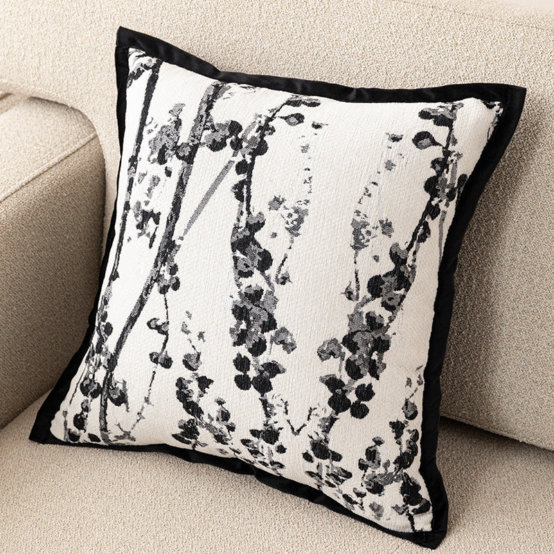 Floral Textured Decorative Pillow