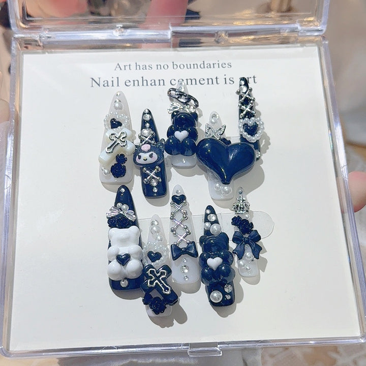 Creative 3D Thematic Nail Art Set