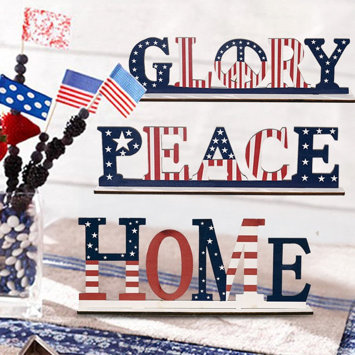 Home Decor Freedom Letter Sculpture