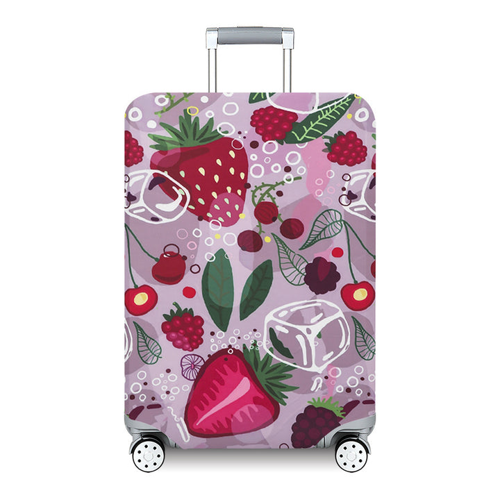 Women's Hard Shell Suitcase with Exotic Plant Pattern Kalsten