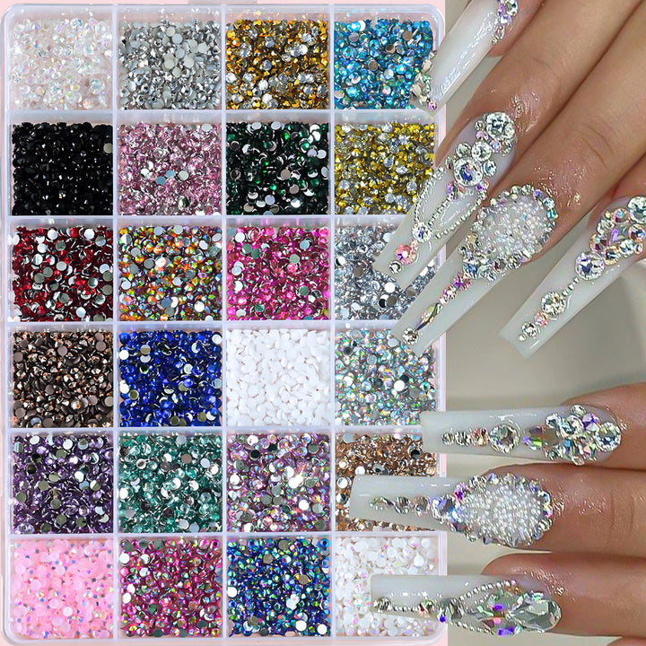 Nail Art Decorating Gems Set