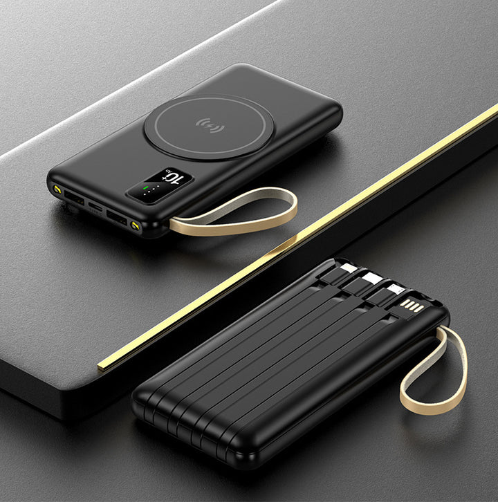 Wireless power bank with innovative induction charging and digital charging display Kalsten