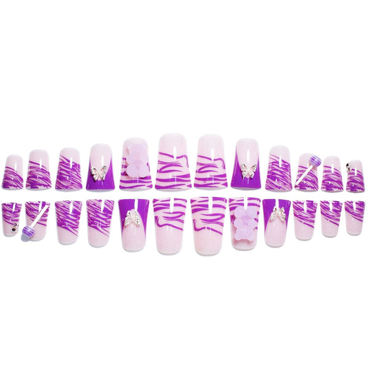 Creative Butterfly and Candy Inspired Nail Set Kalsten