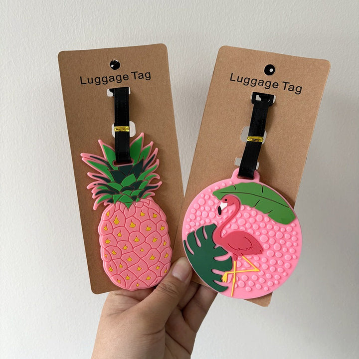 Pineapple-Themed Silicone Luggage Tag Kalsten