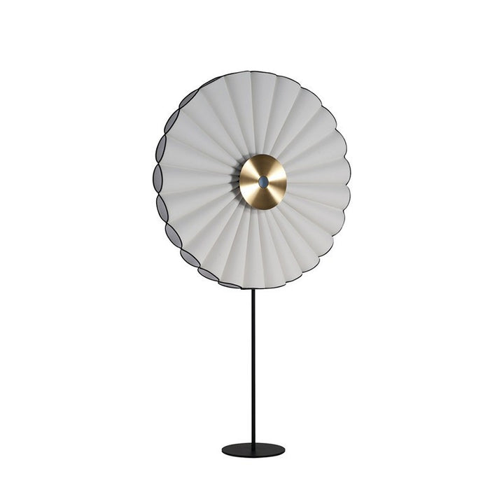 Elegant Decorative Floor Lamp with Pleated Design