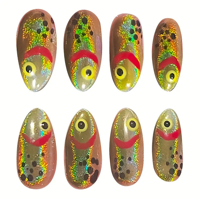 Creative Fish-Themed Nail Art Set Kalsten